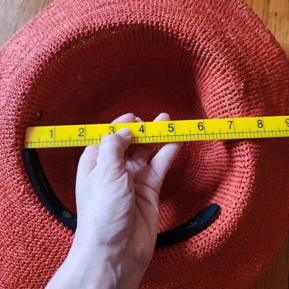 HELEN KAMINSKI 100% Raffia Orange Sun Hat main image 7